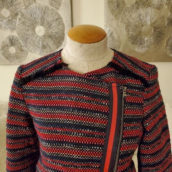 Trina Turk Yamato Asymmetrical Zip Jacket - NEW - Picture 8 of 16